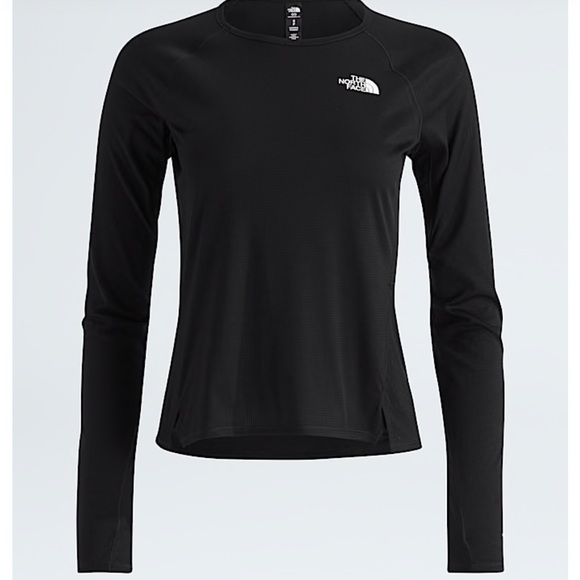 NWOT The North Face Women's SunriserLIGHTRANGE™  Long-Sleeve Top - Black, S - Picture 1 of 11